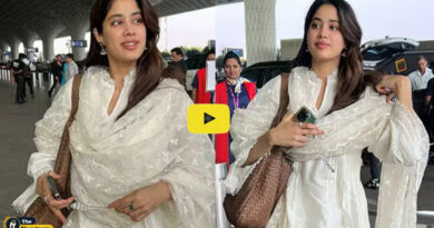 Janhvi Kapoor Airport Video