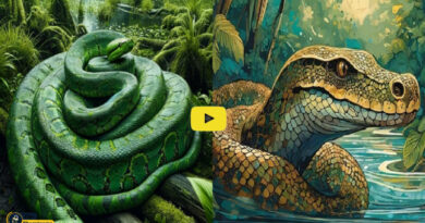 Scientists found Green Anaconda
