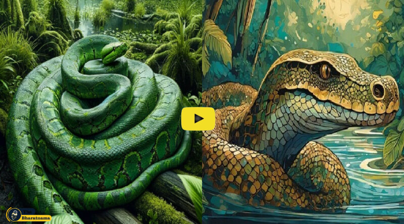 Scientists found Green Anaconda