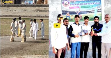 जिला क्रिकेट लीग के पहले मैच में बरबीघा की टीम पराजित