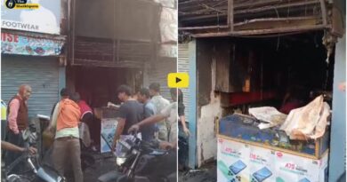 मोबाइल दुकान में आग लगने से 8 लाख रुपए की संपत्ति का नुकसान,देर रात्रि दुकान में घटना घटी,एक सप्ताह के अंदर बरबीघा नगर क्षेत्र में आगलगी की तीसरी घटना घटी