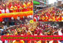 Shekhpura news : देवी की प्रतिमा के प्राण प्रतिष्ठा को लेकर मंगलवार को भव्य कलश शोभा यात्रा का आयोजन